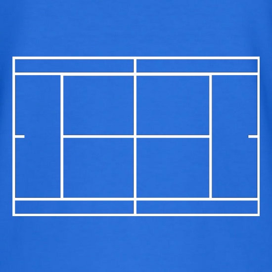 Tennis Court t shirt